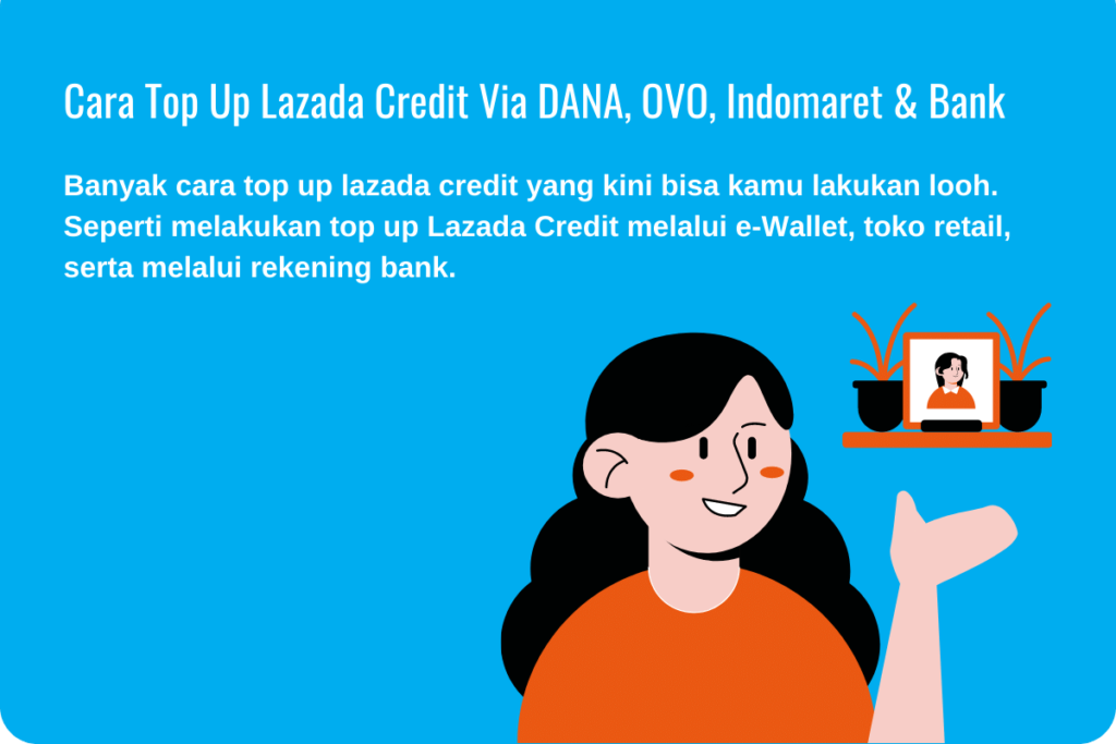 Cara top up Lazada credit