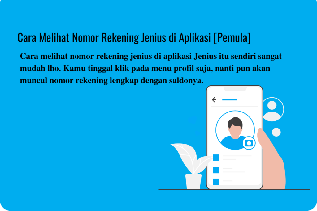 Cara melihat nomor rekening jenius di aplikasi