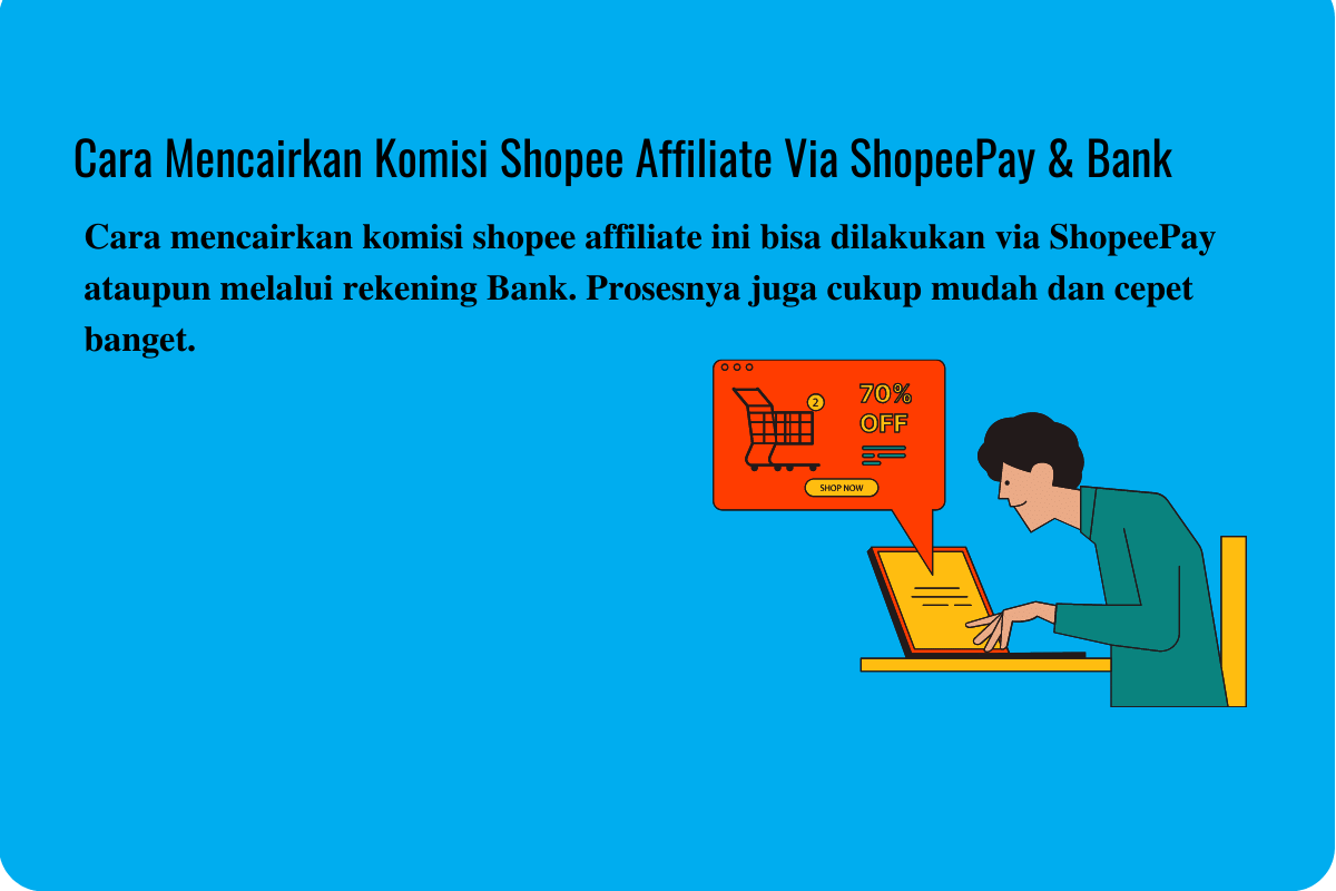 Cara mencairkan komisi shopee affiliate
