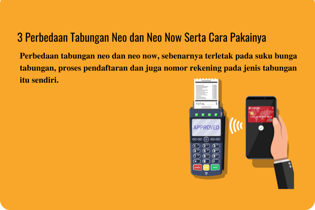 Perbedaan tabungan neo dan neo now