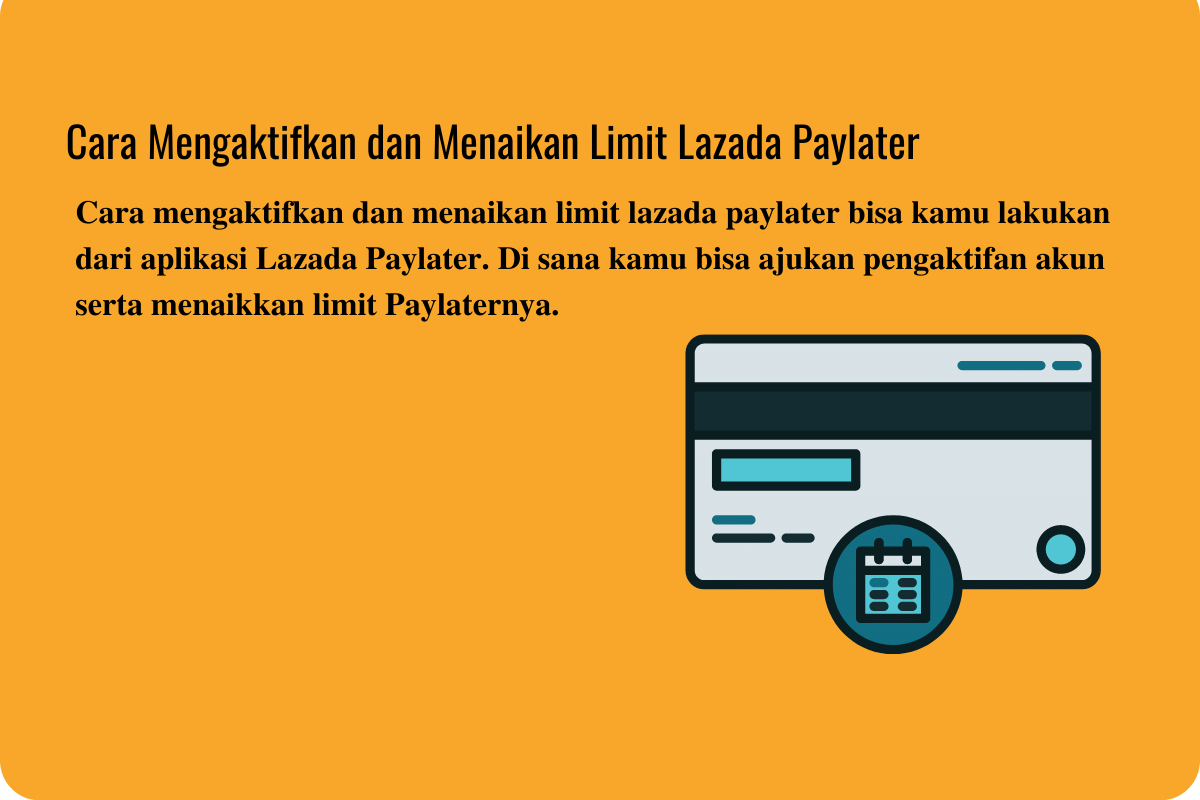 Cara Mengaktifkan dan Menaikan Limit Lazada Paylater