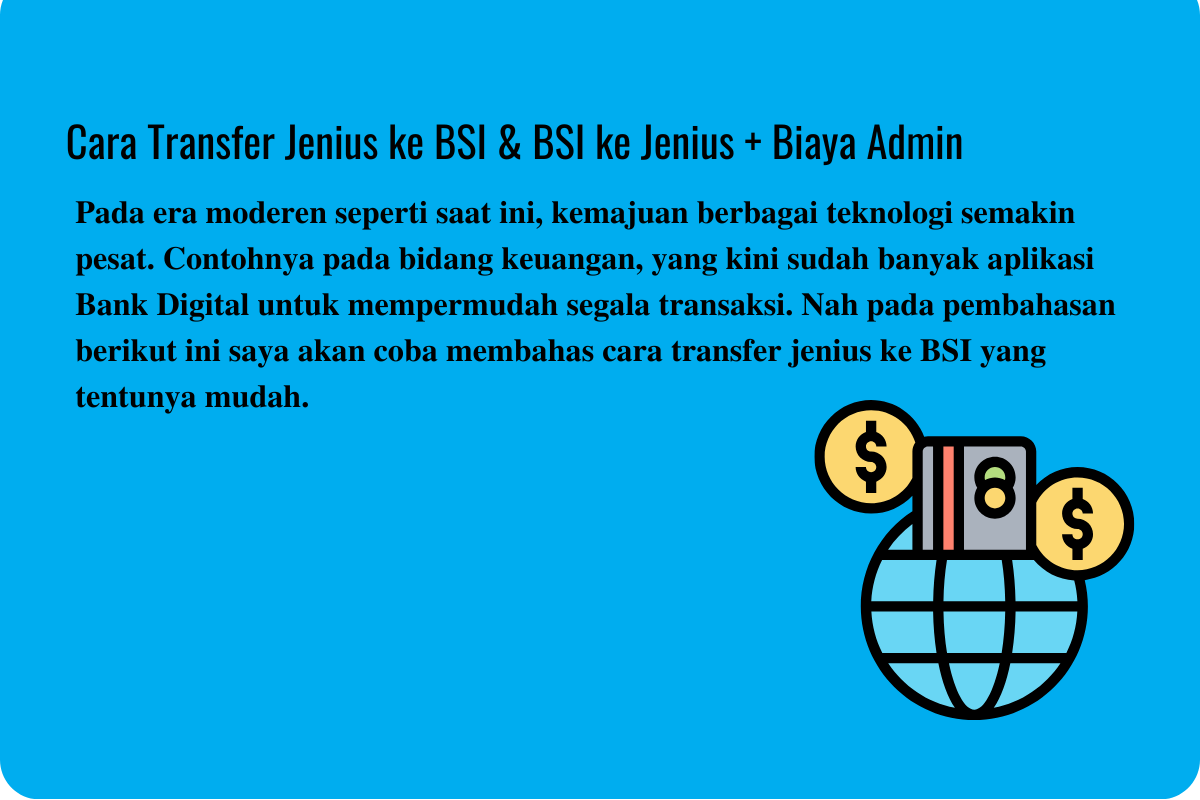 Cara Transfer Jenius ke BSI & BSI ke Jenius