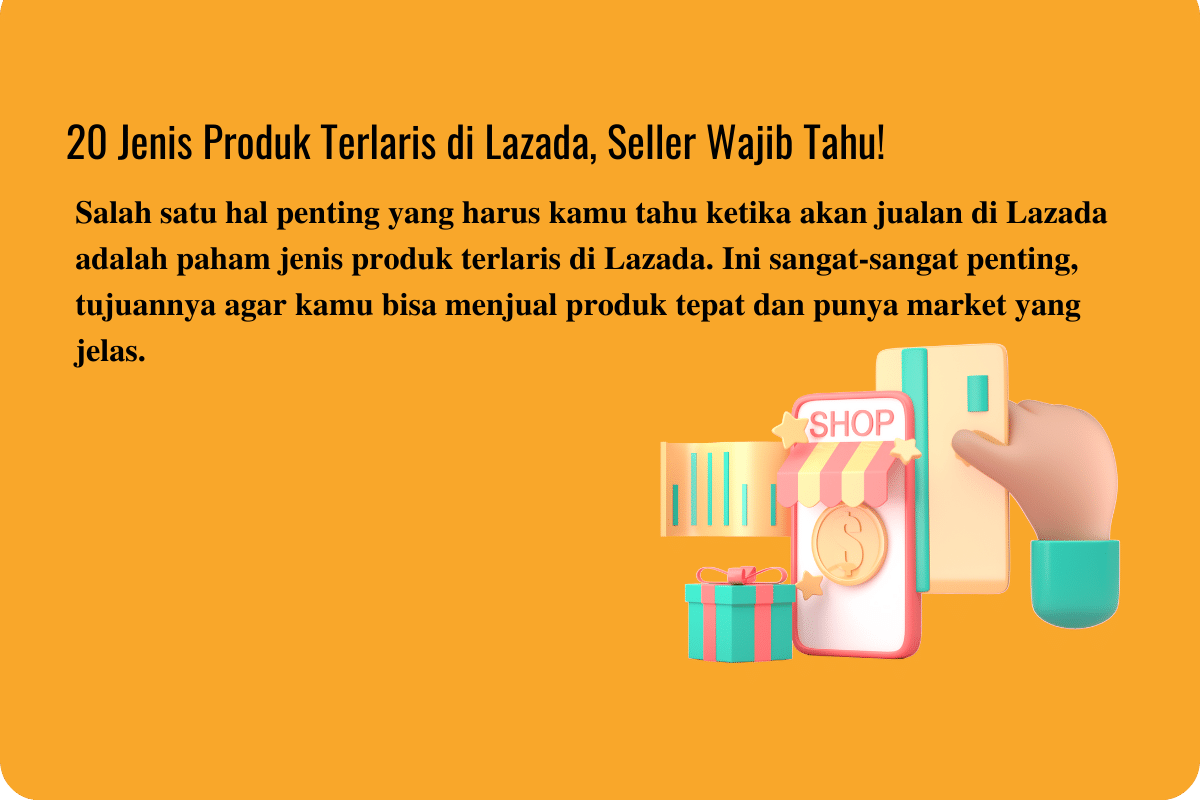 Jenis Produk Terlaris di Lazada