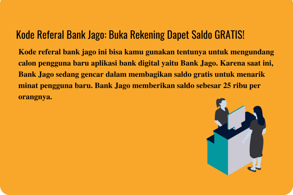 Kode Referal Bank Jago